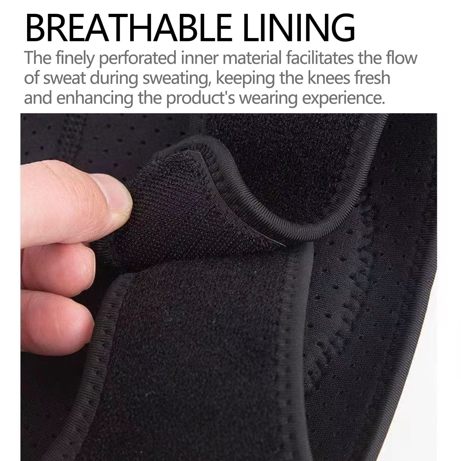 Darzheoy Adult Knee Pads for Gardening, Anti-Slip Collision Avoidance Kneepads with Thick EVA Foam, for House Cleaning, Construction Work, Volleyball, Football Knee Sleeve M Black - Image 6
