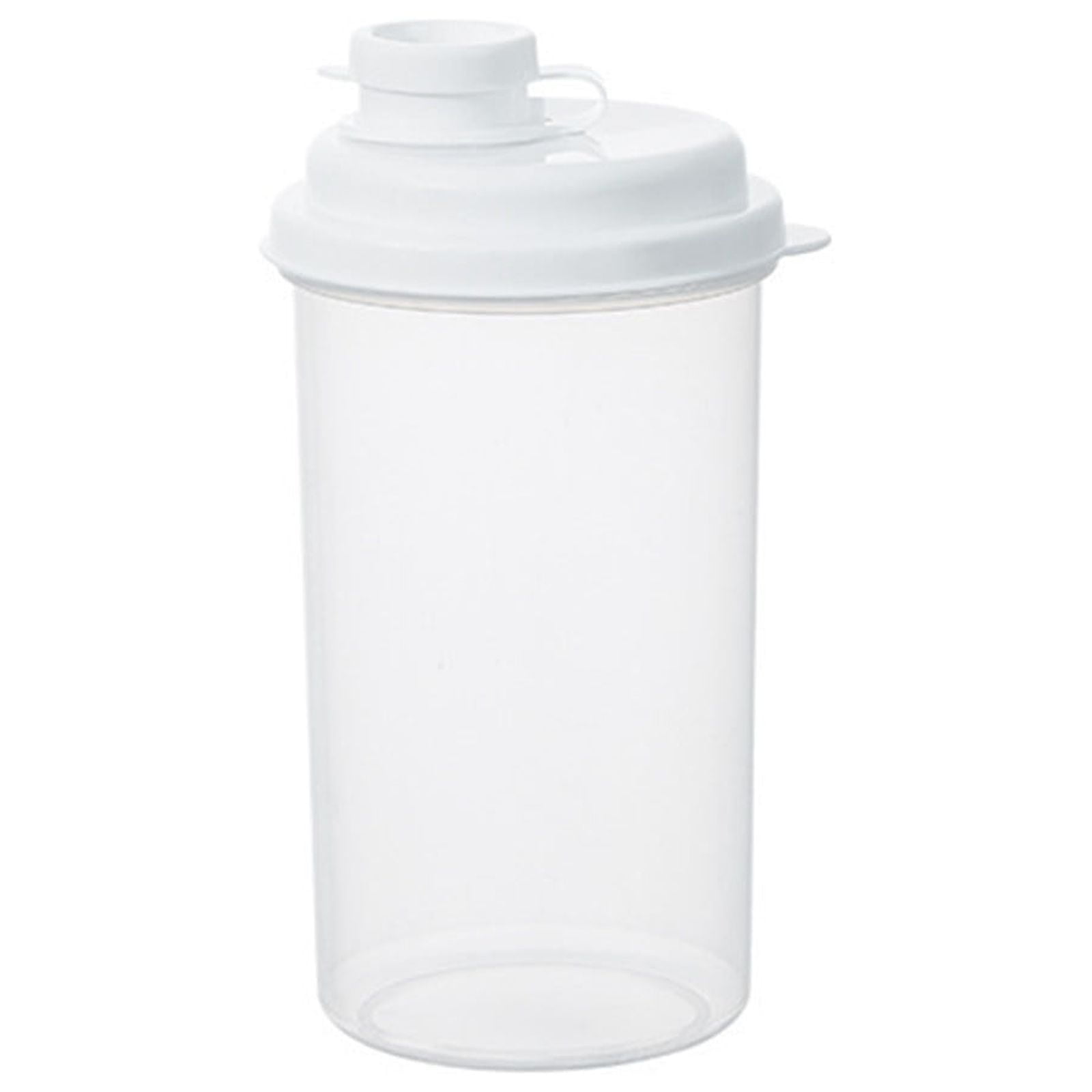 Darzheoy 1L Plastic Pitcher with Lid BPA-Free Eco-Friendly Pitcher Mix Drinks Water Pitcher for Hot/Cold Lemonade Juice Beverage Jar Ice Tea Kettle White - Image 1