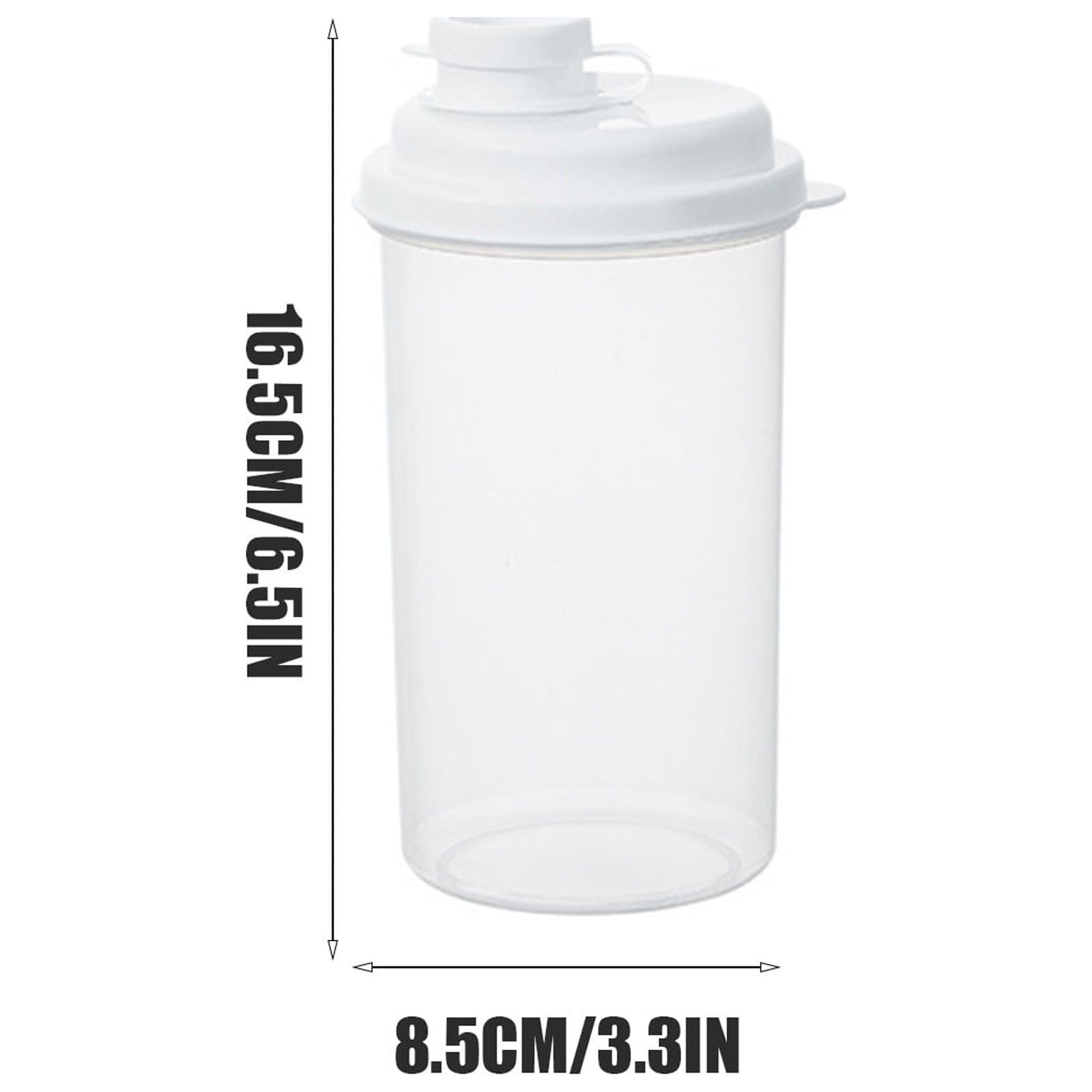 Darzheoy 1L Plastic Pitcher with Lid BPA-Free Eco-Friendly Pitcher Mix Drinks Water Pitcher for Hot/Cold Lemonade Juice Beverage Jar Ice Tea Kettle White - Image 3