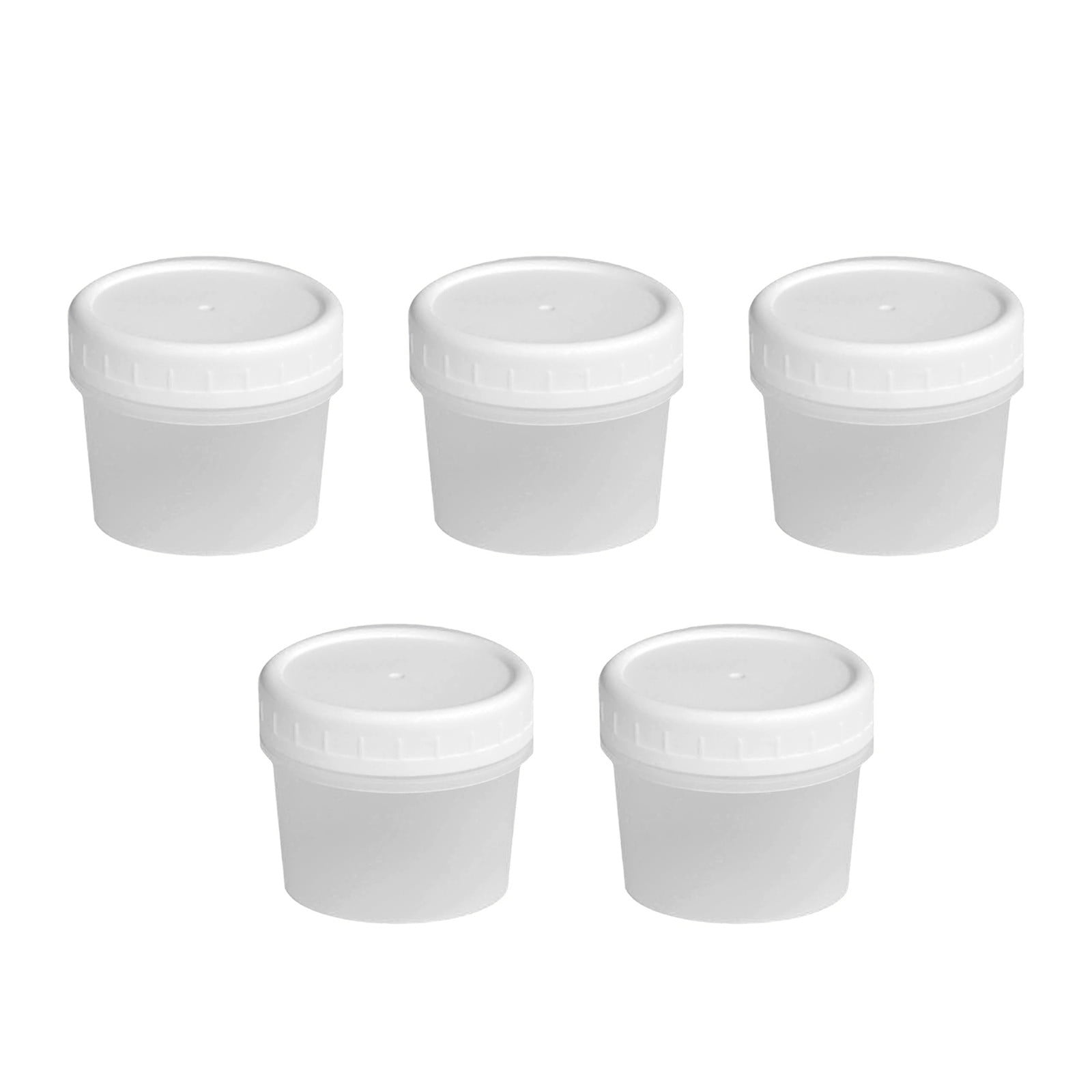 Darzheoy 5PCS Ice Cream Cups, Reusable Plastic Ice Cream Bowls Sundae Frozen Yogurt, Ice Cream Cups for Birthday Party Decorations, Ice Cream Party Favors Clear - Image 1