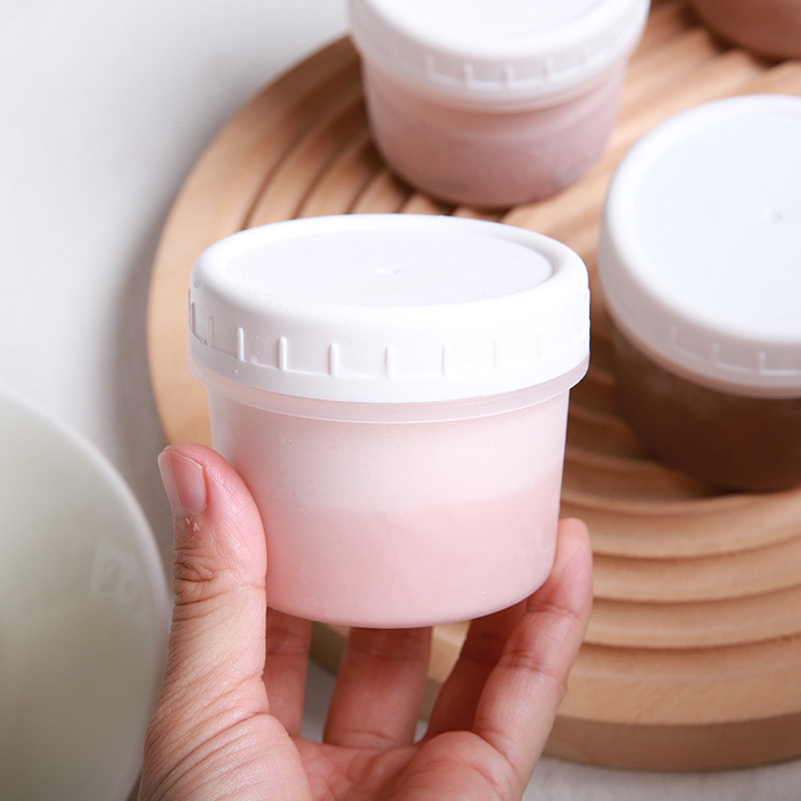 Darzheoy 5PCS Ice Cream Cups, Reusable Plastic Ice Cream Bowls Sundae Frozen Yogurt, Ice Cream Cups for Birthday Party Decorations, Ice Cream Party Favors Clear - Image 5