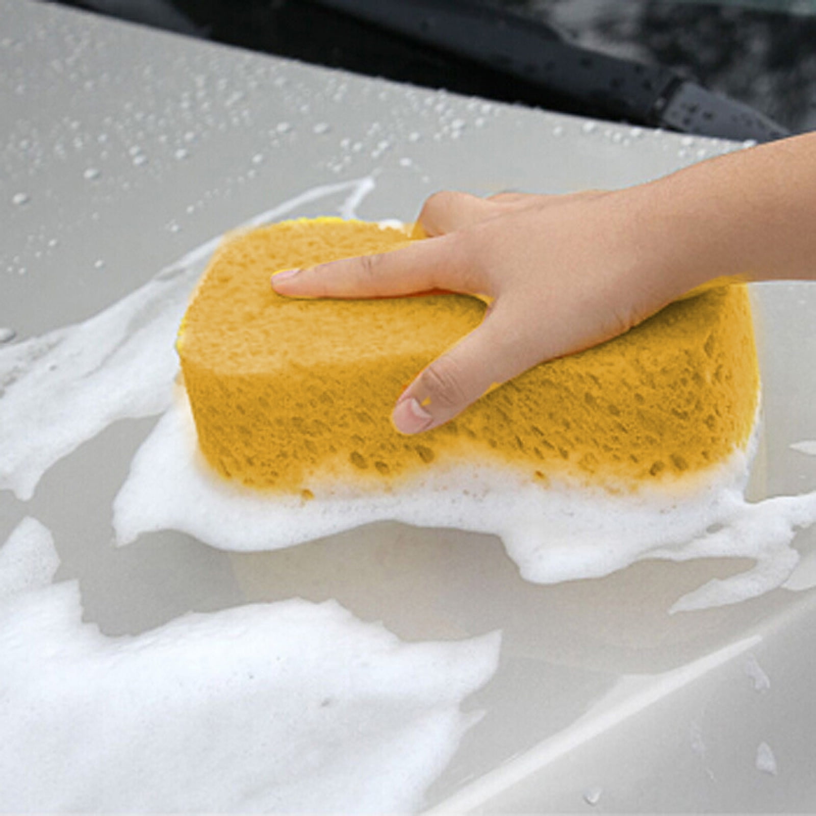 Kdkad Car Wash Sponge, Car Cleaning Large Sponges, All Purpose Sponges for Cleaning, Easy Grip Thick Foam Scrubber, Giant Bone Sponge for Kitchen, Bathroom, Household Cleaning - Image 1