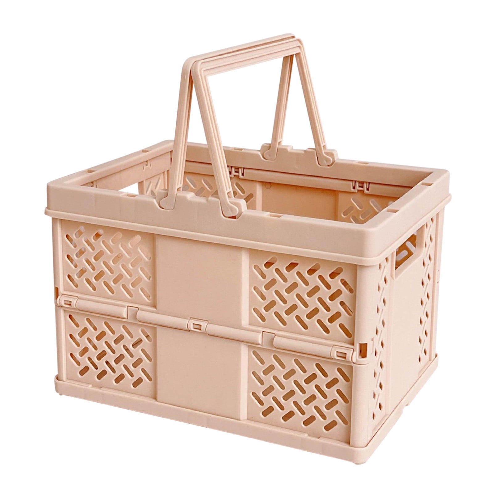 Darzheoy Large Picnic Basket, Collapsible Picnic Basket, Basket With Handle, Beach Picnic Basket, For Home, Kitchen, Camping, Picnic, Beach, Shopping Coffee - Image 1