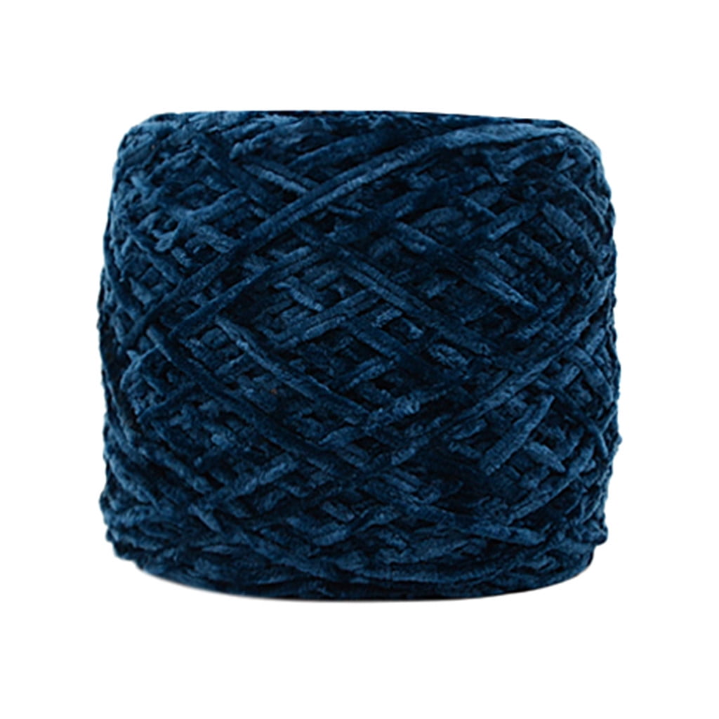 Chmadoxn DIY Velvet Chenille Yarn,Bulky Luxury Chenille Yarn for Crochet Hat Scarf Green - Image 1
