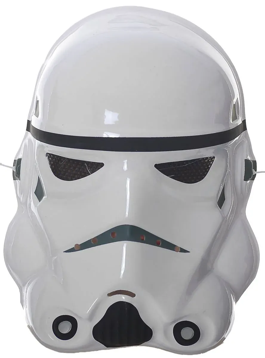 Space Wars Clone White Costume Mask - Image 1