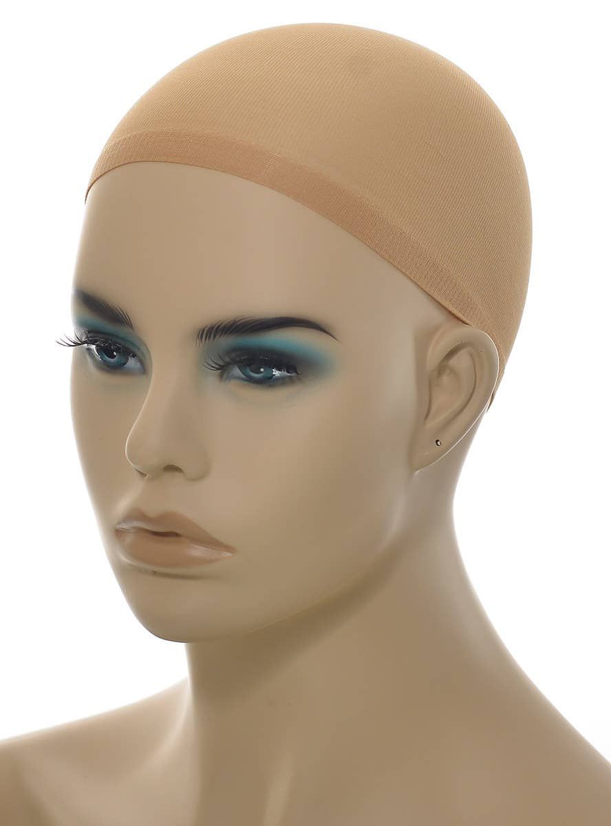 Midnight Collection 2 Pack Nude Stocking Fabric Wig Cap - Image 1