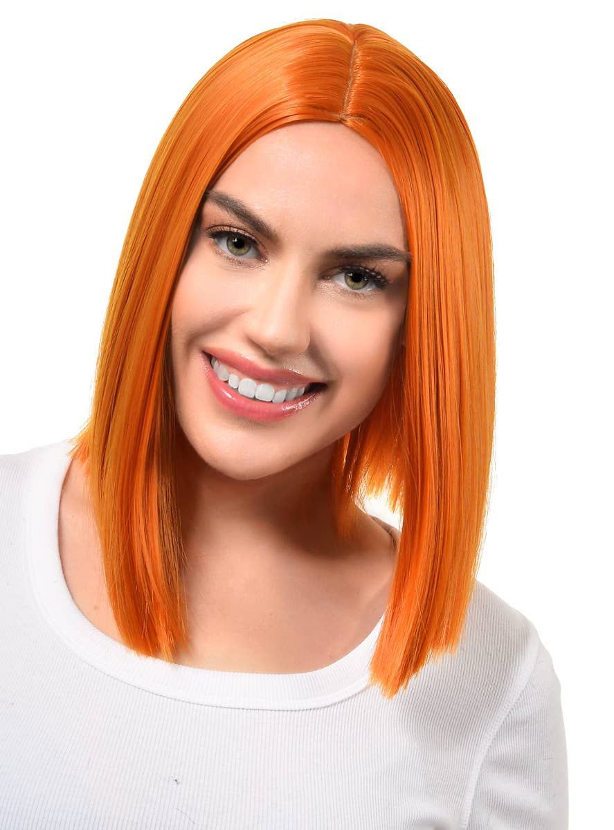 Ginger Womens Deluxe Heat Resistant Bob Costume Wig - Image 1