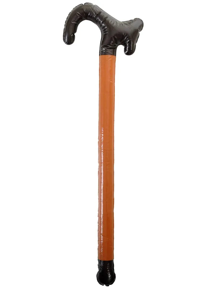 Inflatable Black Handle Walking Stick Costume Accessory - Image 1