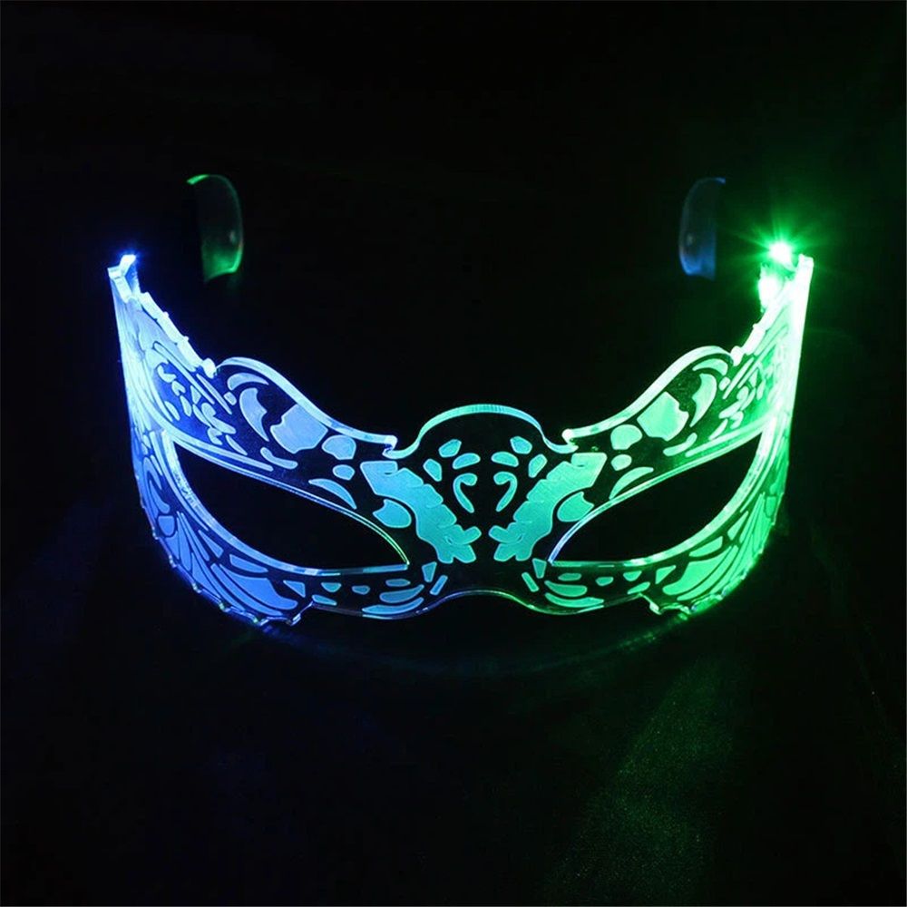 Light Up Glasses For Parties Led Glasses For Kids Adult Masquerade Mask Cosplay Costume,Rave Accessories,Gifts 2pcs - Image 3