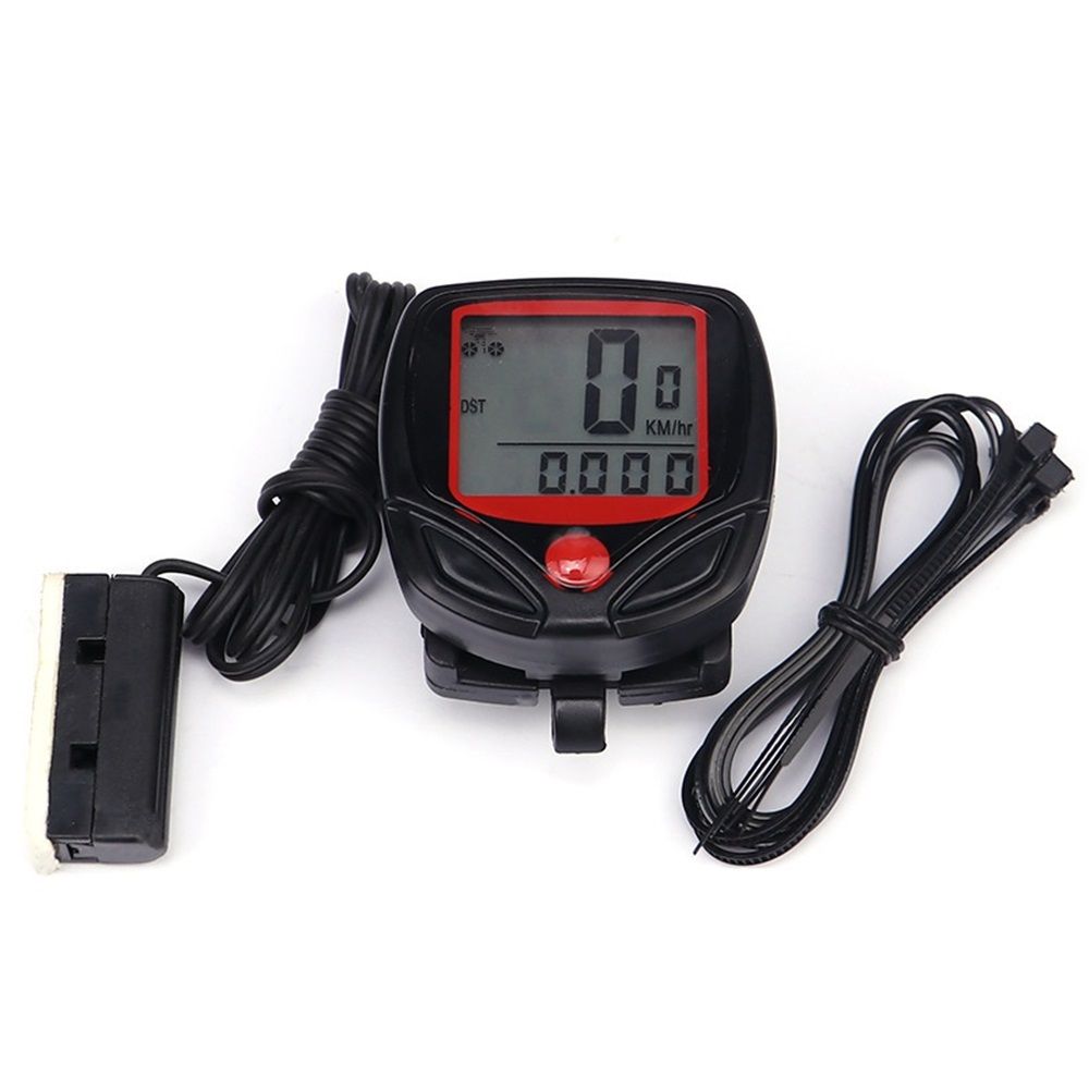 Bicycle Speedometer Odometer Wireless Cycling Computers Waterproof Cycle Bike Computer with LCD Display & Multi-Functions - Image 1