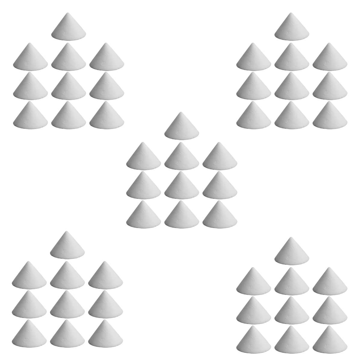 50 Pieces Pottery Kiln Nails Ceramic Refractory Support Nails High Temperature Cone Support Nails Reusable Resistant Pottery Tools Kiln Tool - Image 1
