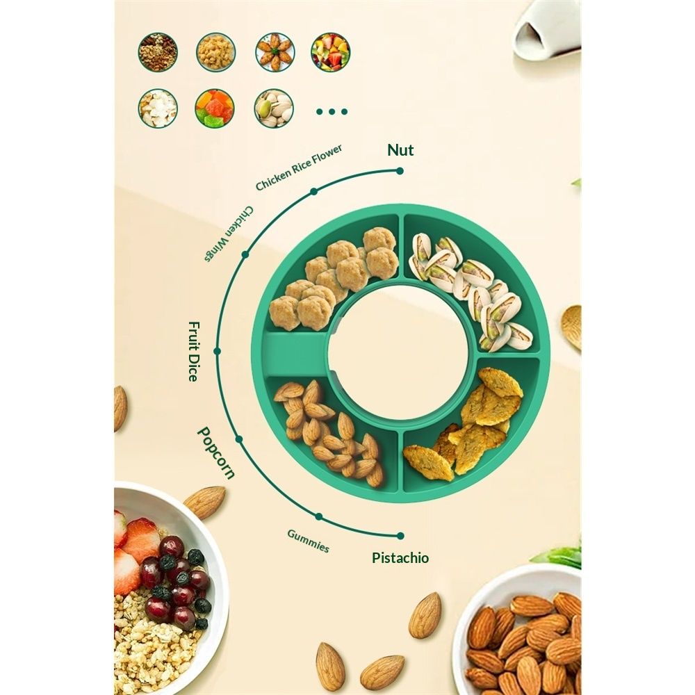 Snack Bowl for Cup 40 oz with Handle-Perfectly Compatible Tumbler 40 oz with Handle, Reusable Silicone Snack Tray - Image 5