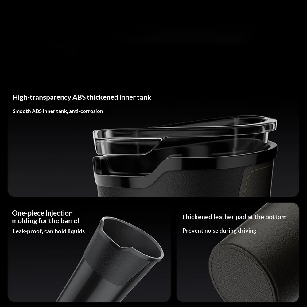 Leakproof Car Trash Can,Mini Car Trash Bin for SUV and Truck,Small Removable Liner Cars Garbage Can,Waterproof Automotive TrashCan for Vehicle,Home,Office,Multipurpose,Easy to Clean - Image 2