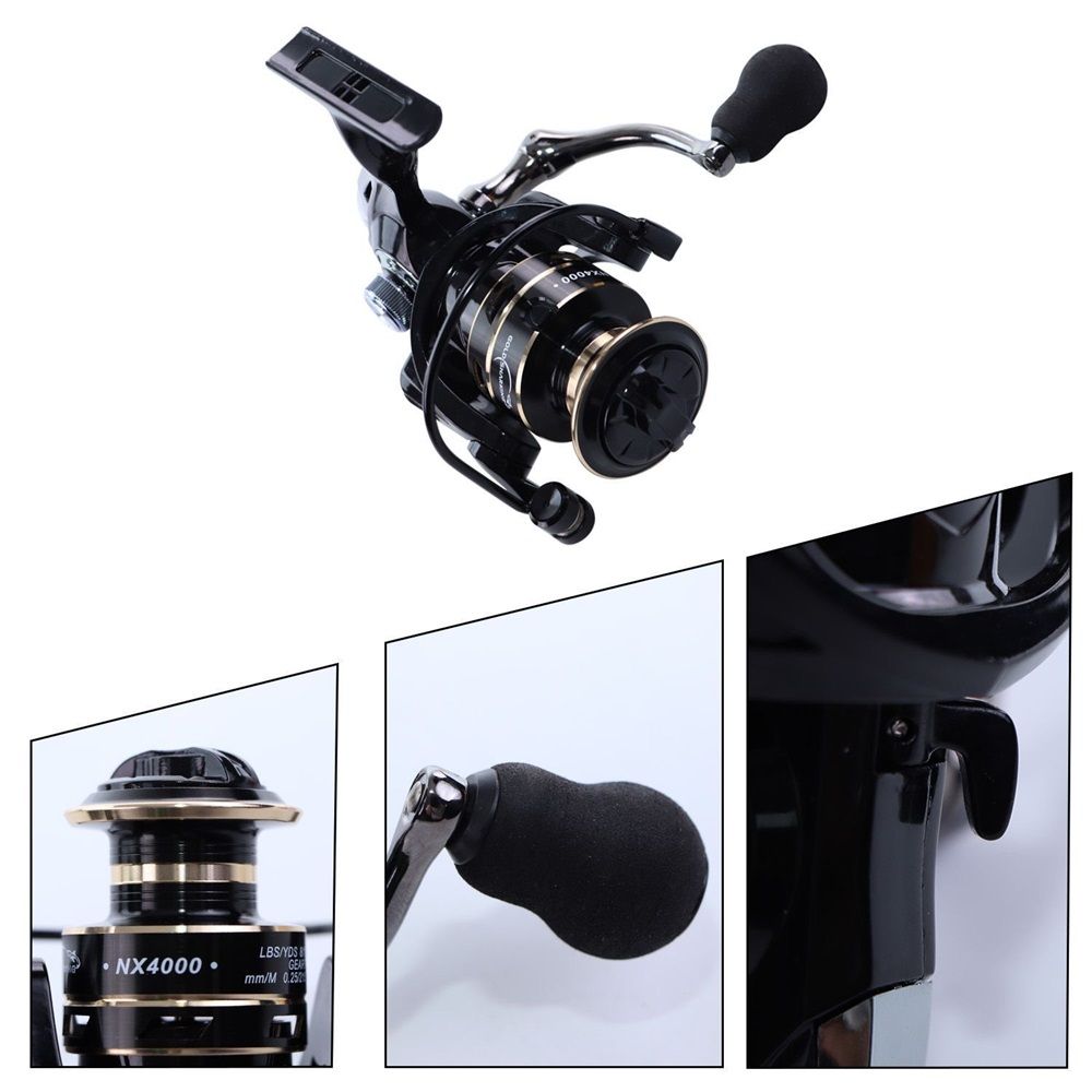 Fishing Reel, Front Drag  Fishing Reel Spinning Reels Metal Spool and Handle for Saltwater and Freshwater Fishing - Image 2