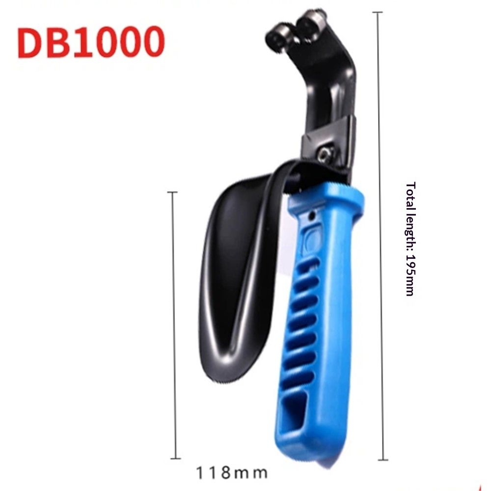 Professional Sheet Metal Deburring Tool Double-Sided Trimmer With Safety Guard Handle For Metalworking Straight Edge Chamfering Alloy Steel Construction（blue） - Image 5