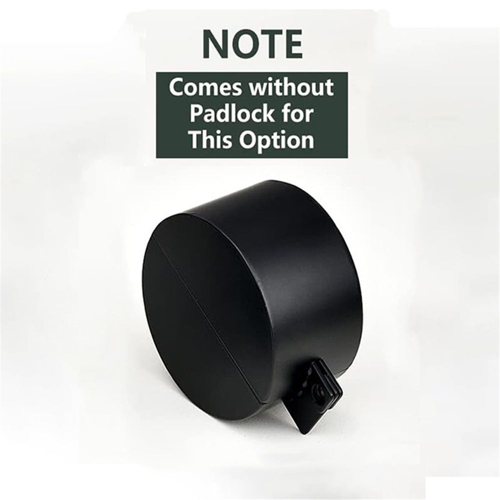 Door Knob Lockout Device, Cover to Disable The Doorknob/Faucet/Valve, Prevents Turning of Door Knob and Access to Keyhole, Prevents Operating The Knob (Without Padlock) - Image 2