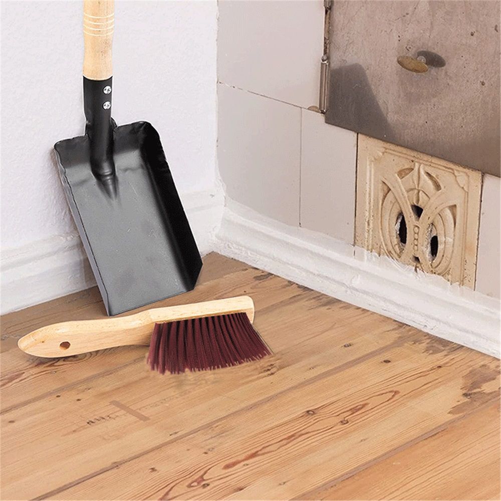 Hearth Tidy Set, Fireplace Shovel and Brush, Fireplace Tool Set, Metal Brush Pan Set, Fireplace Tools, Firepit Tools - Image 4