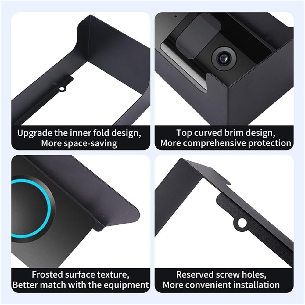 Metal Doorbell Cover Compatible with Doorbell,  Smart Garage Door Video Keypad Protector, Weatherproof Access Control Keypad Cover, - Image 3