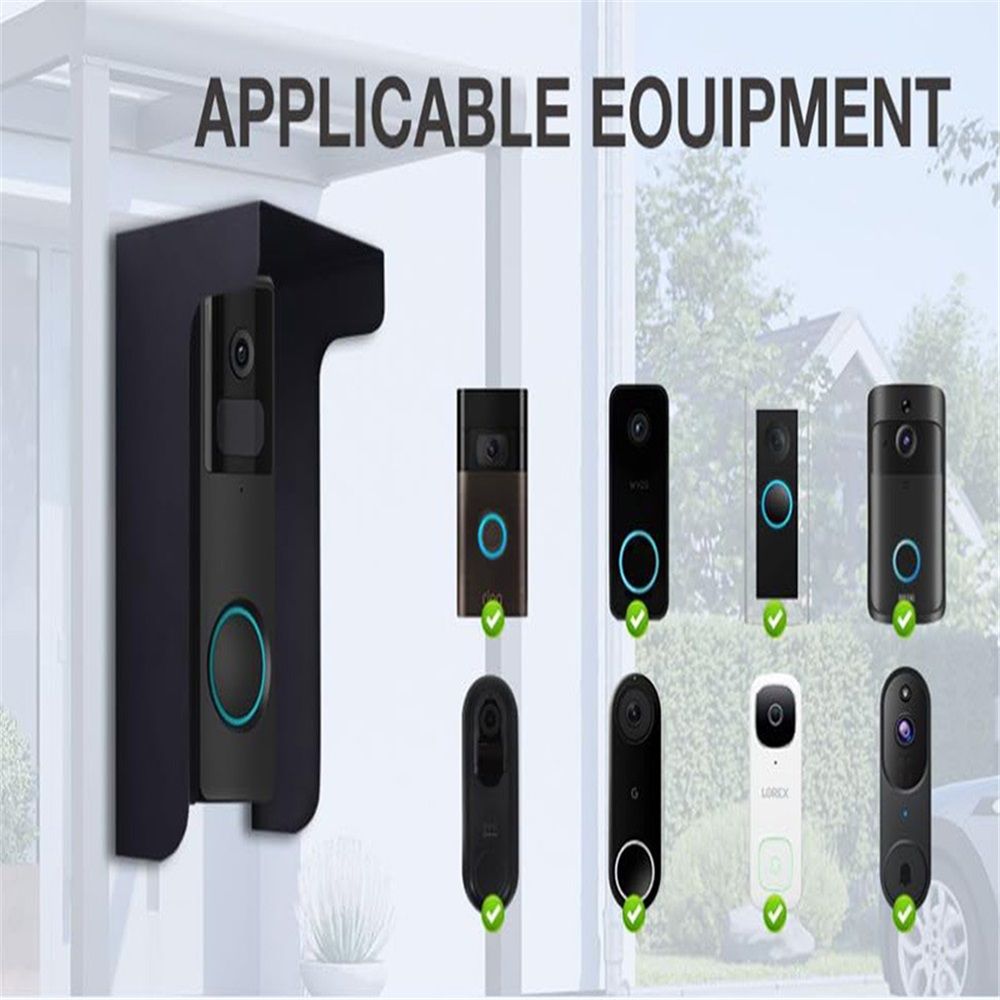 Metal Doorbell Cover Compatible with Doorbell,  Smart Garage Door Video Keypad Protector, Weatherproof Access Control Keypad Cover, - Image 4