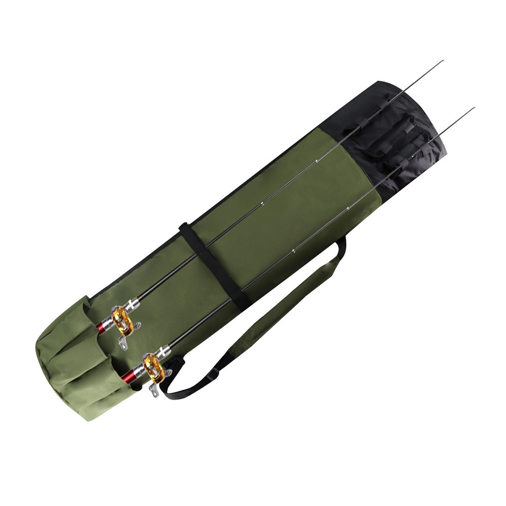 600D Oxford Fabric Fishing Rod Carrier - Pole Bag Reel Organizer Case Storage for Gear, Travel - Gifts for Men, Family（olive drab）Excluding fishing rod - Image 1