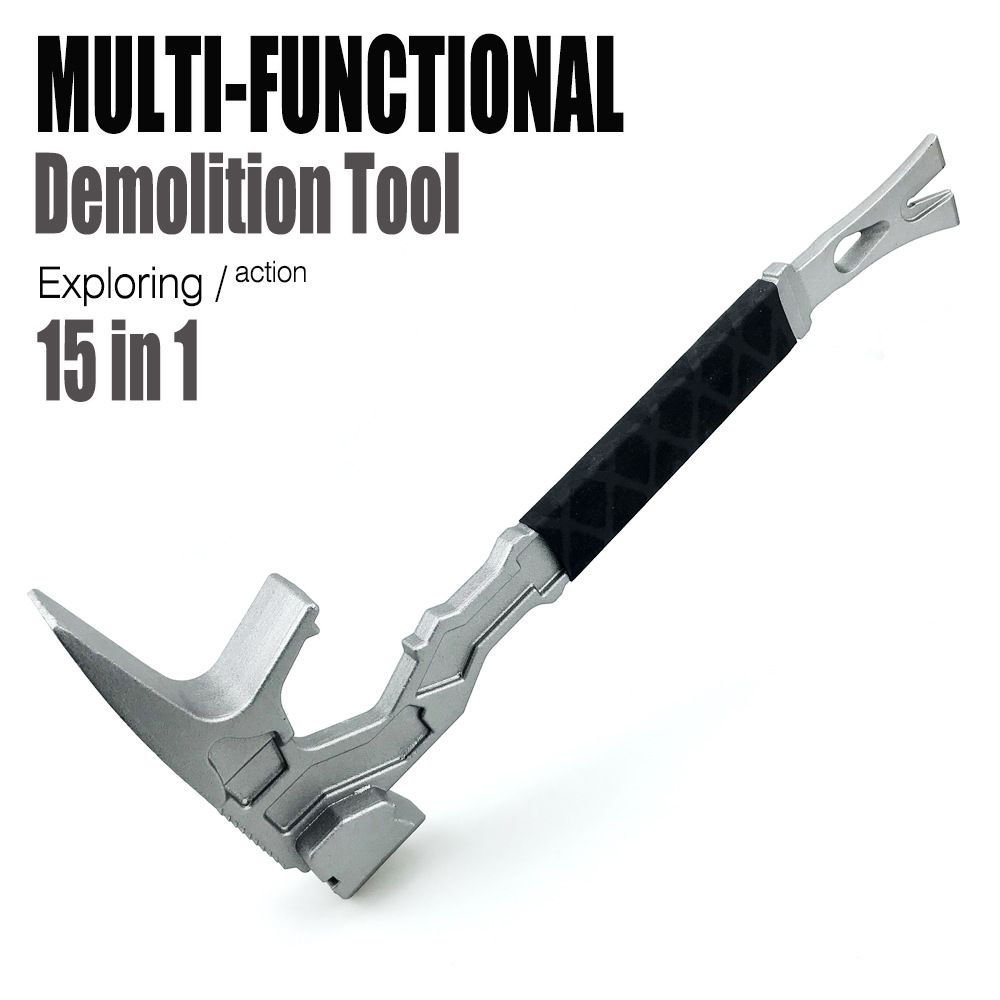 15 Inch Multi-Function Demolition Tool, Hammer, Nail Puller, Multi-Use, Heavy Duty Construction, DIY Hand Tools - - Image 2