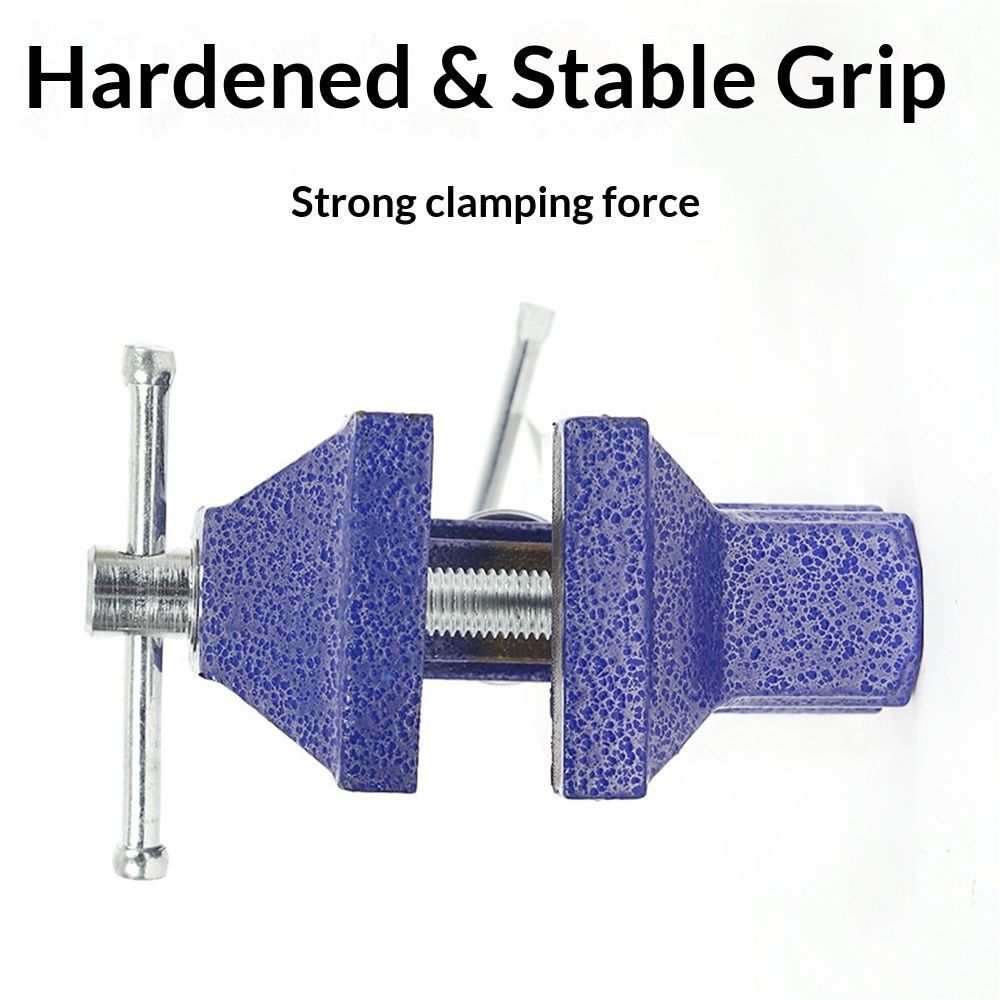 Mini Table Clamp,Small Bench Vice, Upgraded cast steel manufacturing Jewelers Hobby Clamps Craft Repair Tool Portable Work Bench Vise（ 60 blue,） - Image 4