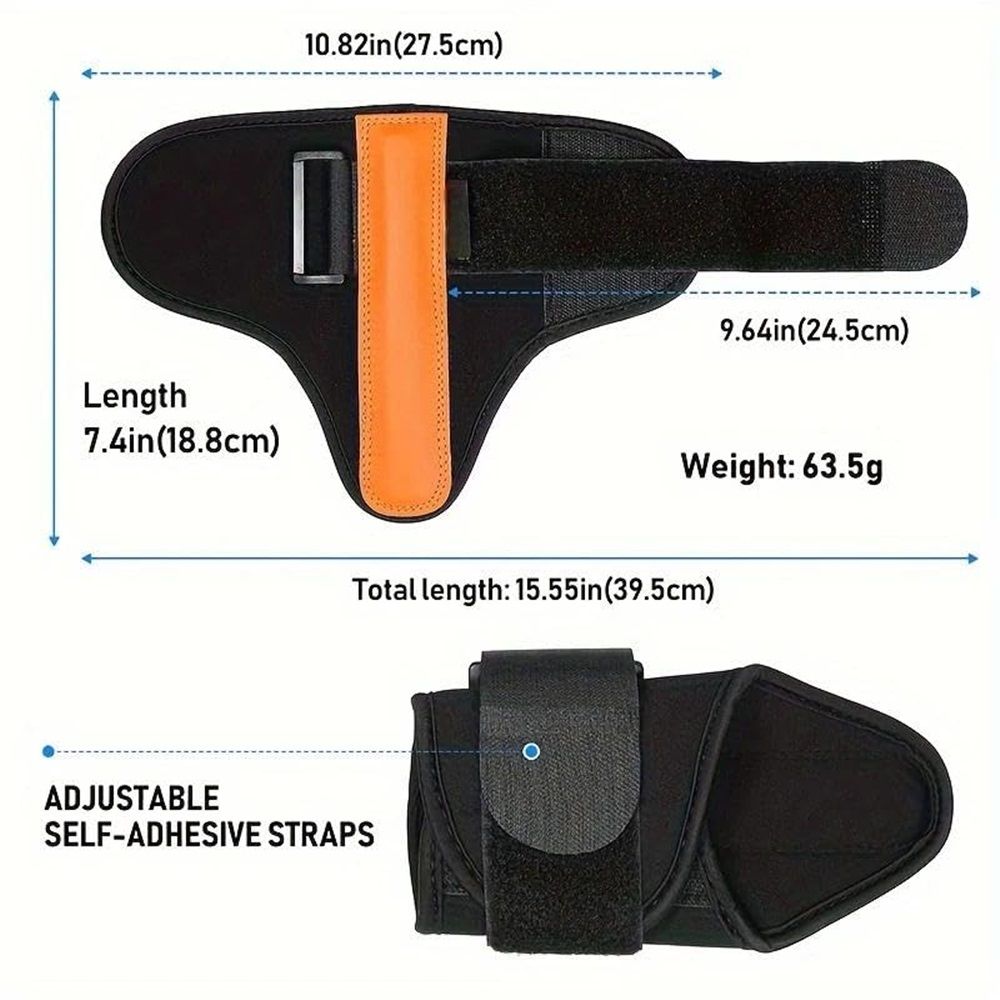 Golf Swing Training Kit with Wrist Stabilizer & Arm Support Band - Improve Posture, Accuracy & Power for Men Women Golfers orange - Image 5