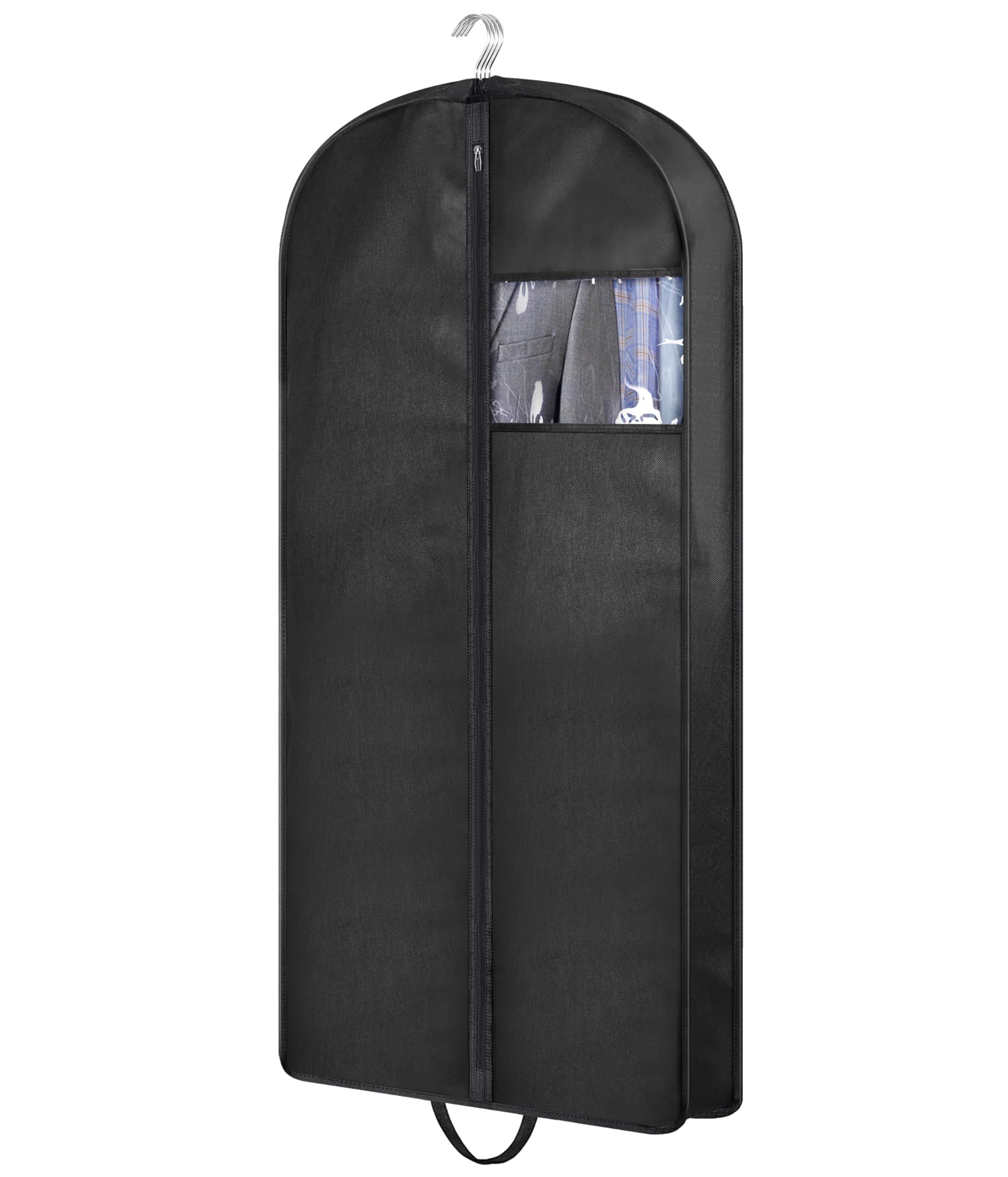 Travel Garment Bag with Zipper Pocket, Suit Bag for Suits, Dresses, Coats  Men Suit Cover With Handles for Clothes, Coats, Jackets, Shirts（3 Packs） - Image 4
