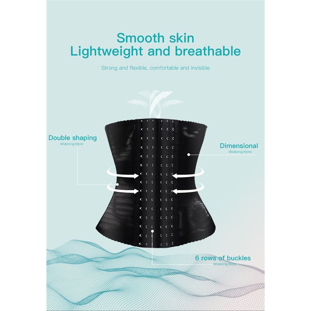 Waist Trainer for Women Corset Shapewear Tummy Control Slimming Body Shaper Girdle Waist Cincher Belly Band（L） - Image 2