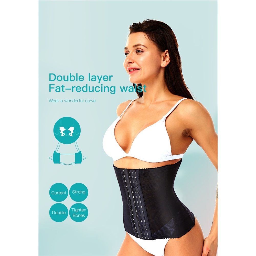 Waist Trainer for Women Corset Shapewear Tummy Control Slimming Body Shaper Girdle Waist Cincher Belly Band（L） - Image 4
