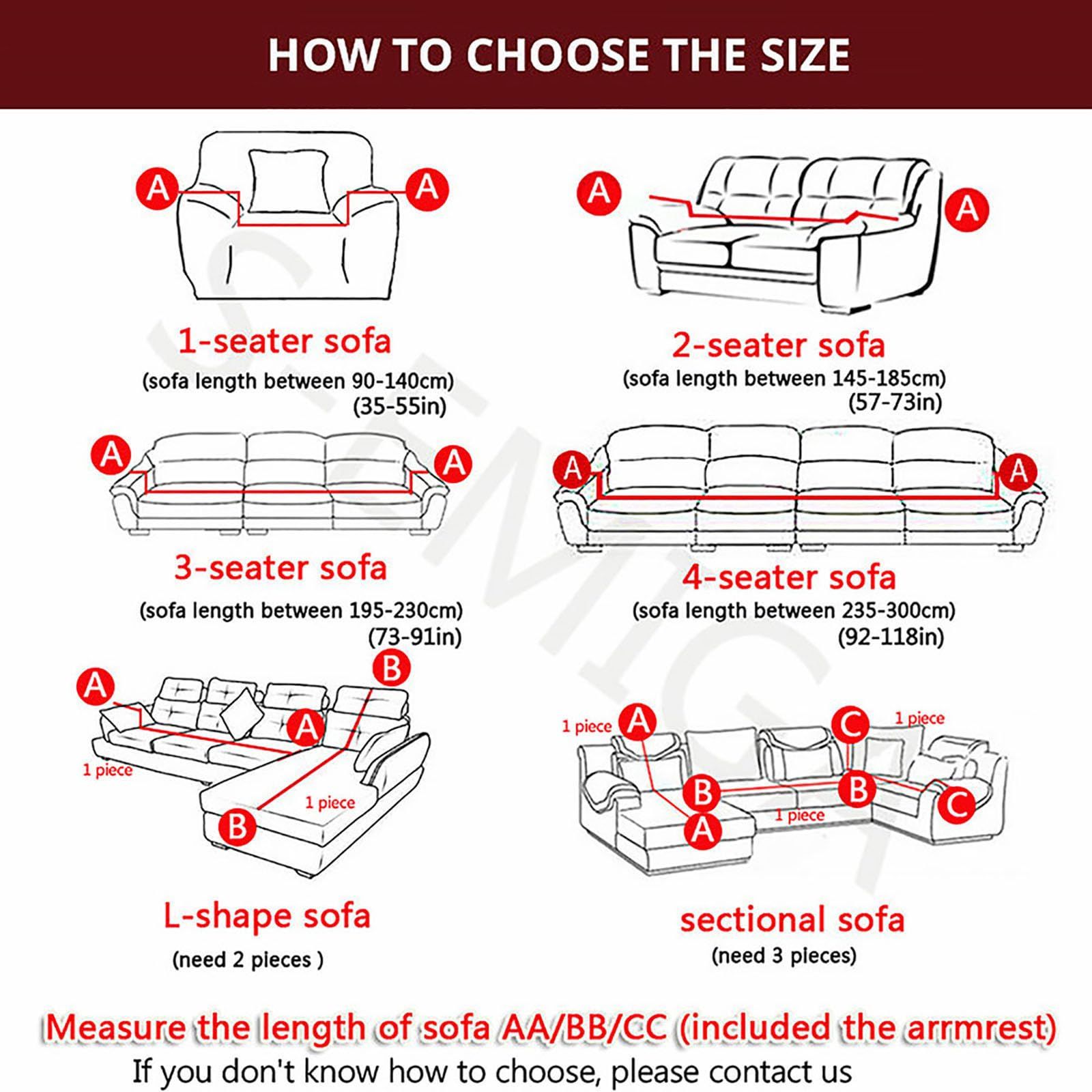 Stretch Chair Sofa Slipcover – polyester Non Slip Soft Couch Sofa Cover, Washable Furniture Protector for Kids (Single sofa cover, gray) - Image 5
