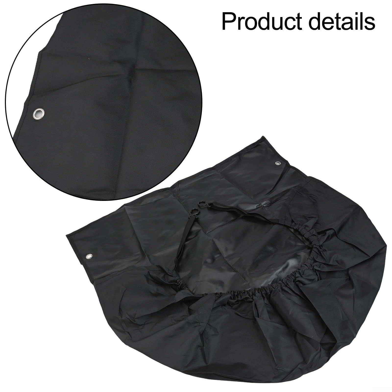 Tire Covers Set of 4 - UV Resistant Trailer Wheel Covers for Camper, SUV, Jeep, Trucks, Trailers and RV, Universal Tire Fits 27
