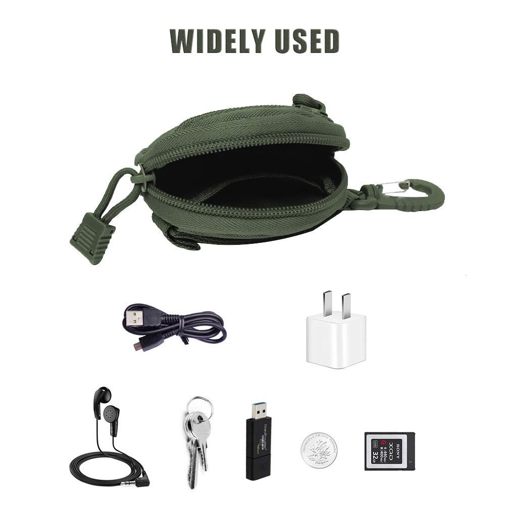 3 pack Small Pouch Accessories, Upgraded Pouches Gear, Bag Case as Coin Purse Keychain, Case Wallet, Wireless Headset Pack - Image 3