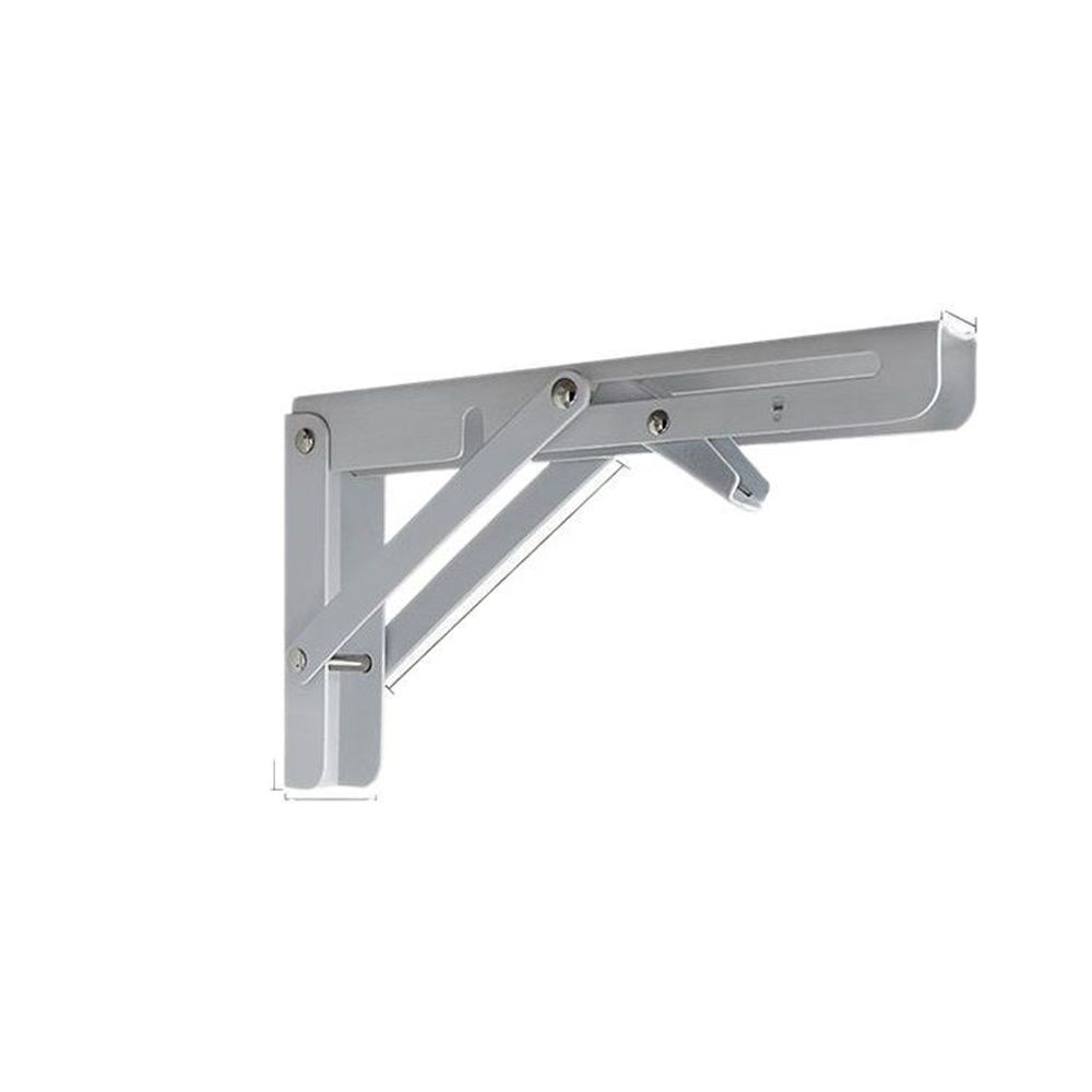 Folding Shelf Brackets Hinges 2 Pcs,Drop Leaf Hinges,Wall Drop Leaf Table Hinge,90 Degree Self-Locking Folding Hinge,Loating Shelves Brackets（12 Inch） - Image 1