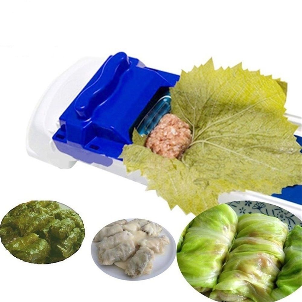2 pack Stuffed Vine Leaf Rolling Grape & Cabbage Leaves Roller Machine, for Stuffed Food with Meat, Ideal for Beginners Family Use - Image 2