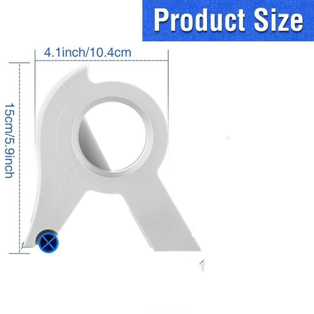 Hand Masker Tape Dispenser, Floor Tape Applicator, Applies Painter's Tape to Masking Film or Paper Continuously, Ergonomic Tape Dispenser for Wall and Floor Painting（Excluding paper tape） - Image 2