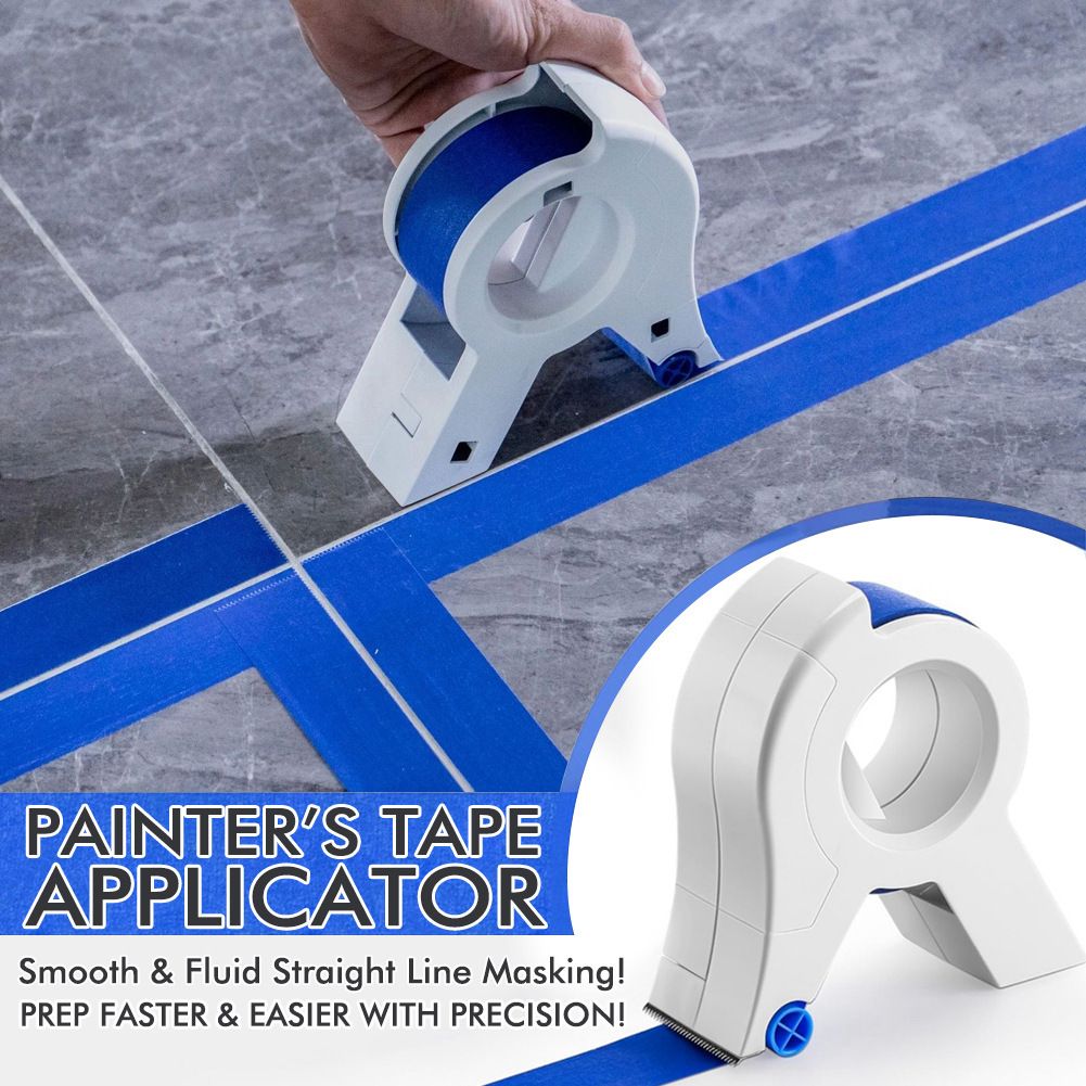 Hand Masker Tape Dispenser, Floor Tape Applicator, Applies Painter's Tape to Masking Film or Paper Continuously, Ergonomic Tape Dispenser for Wall and Floor Painting（Excluding paper tape） - Image 4