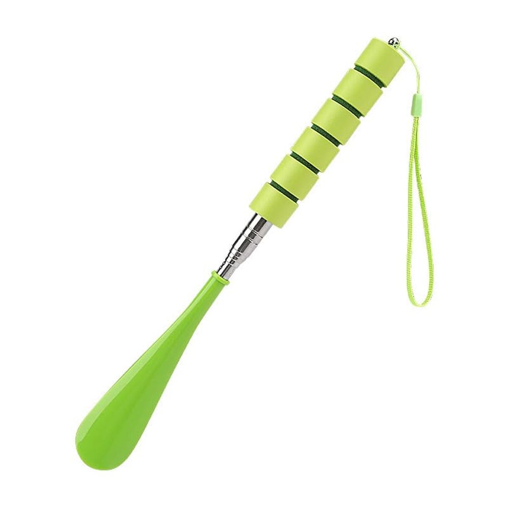 2 pack Shoe Horn Retractable Stainless Steel Long-Handle Foldable Shoe Puller for Seniors Extended Travel Pregnant Women - Image 1