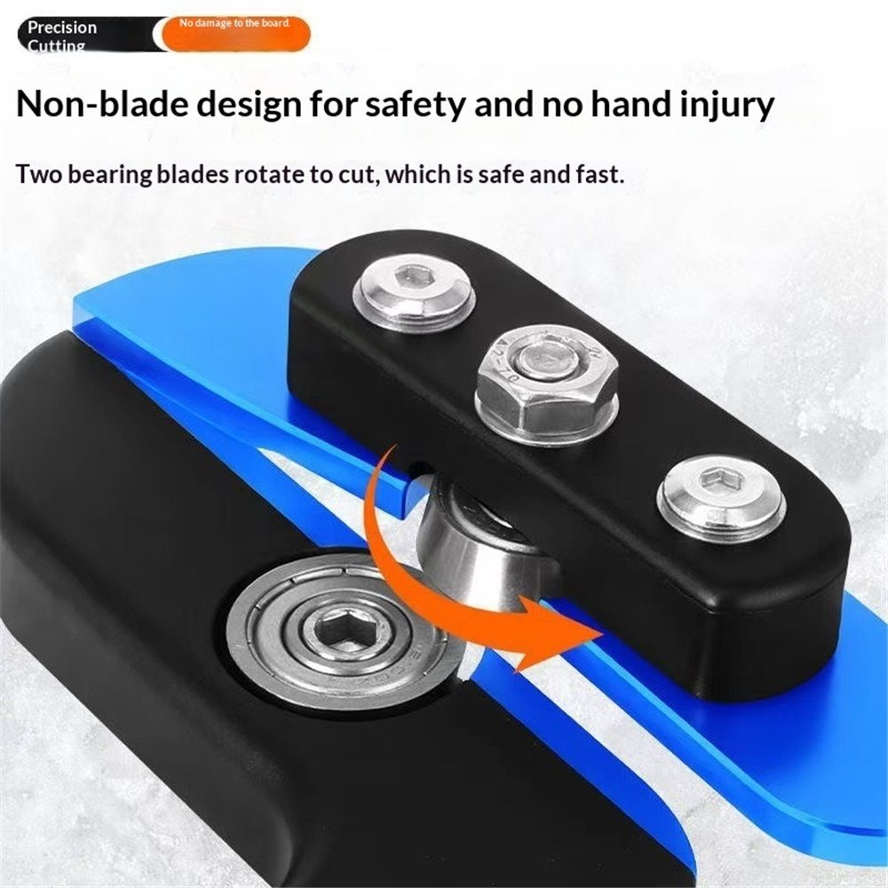 Edge Banding Cutter - Dual Offset Bearings for Precision Trim, Excess Material Cutter for Box/Melamine/Vinyl Laminate - Image 2