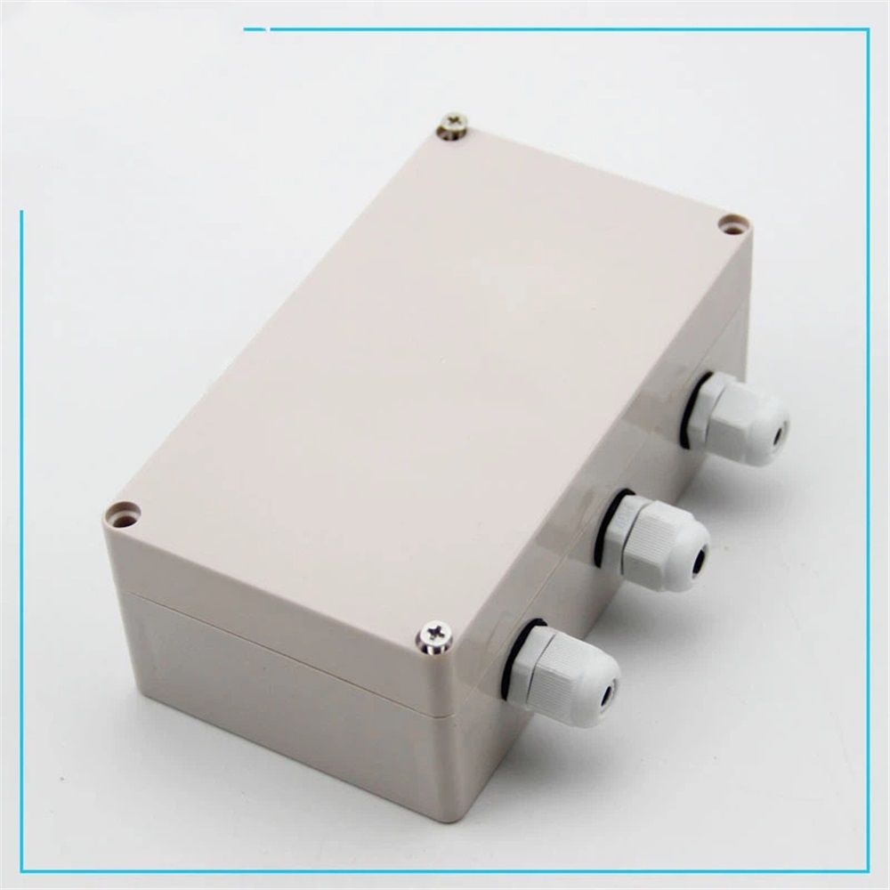 2 pack 1 in to 3 Out Electrical Junction Box w Terminal Connector Gland 158 x 90 x 60mm Waterproof Plastic Grey Dustproof Electric Project Enclosure - Image 2