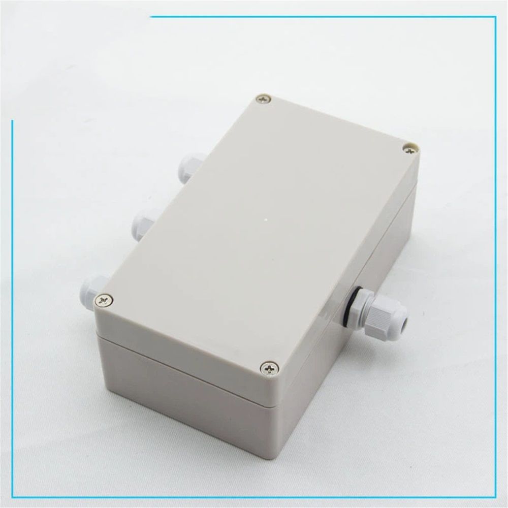 2 pack 1 in to 3 Out Electrical Junction Box w Terminal Connector Gland 158 x 90 x 60mm Waterproof Plastic Grey Dustproof Electric Project Enclosure - Image 4