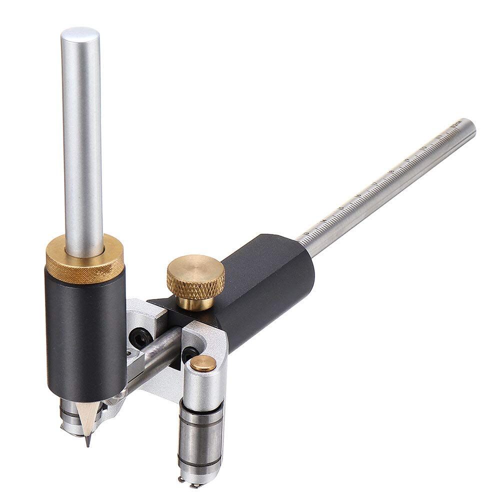 Marking Gauge, 2‑in‑1 Woodworking Scribe Scriber Multi‑Function Line Maker Measuring Tools Sliding Mark Scraper - Image 1