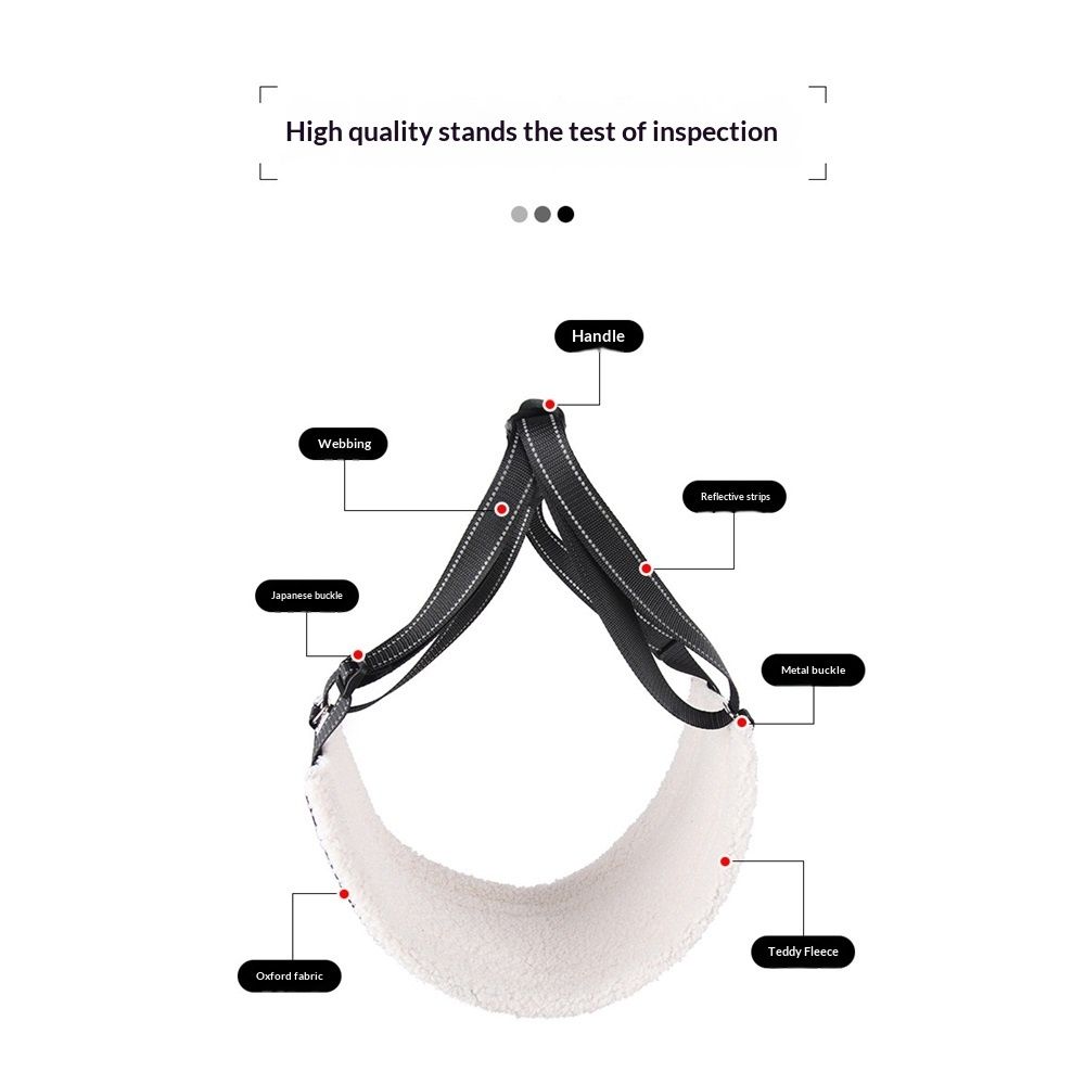 Portable Dog Sling for Back Legs, Hip Support Harness to Help Lift Rear for Canine Aid Old Cruciate Ligament Rehabilitation（L） - Image 4