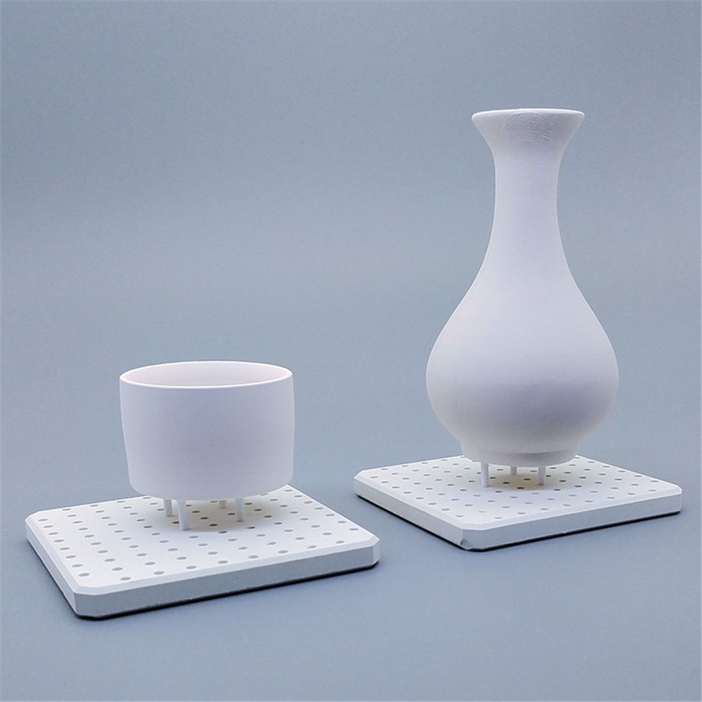 Kiln Stilts Support Nails Pottery Firing Mat, Ceramic Refractory Support Pad, High Temperatures Resistant Firing Kiln Burning Tools Accessories for Potters, Clay Pottery, Ceramic Hobbyists - Image 5