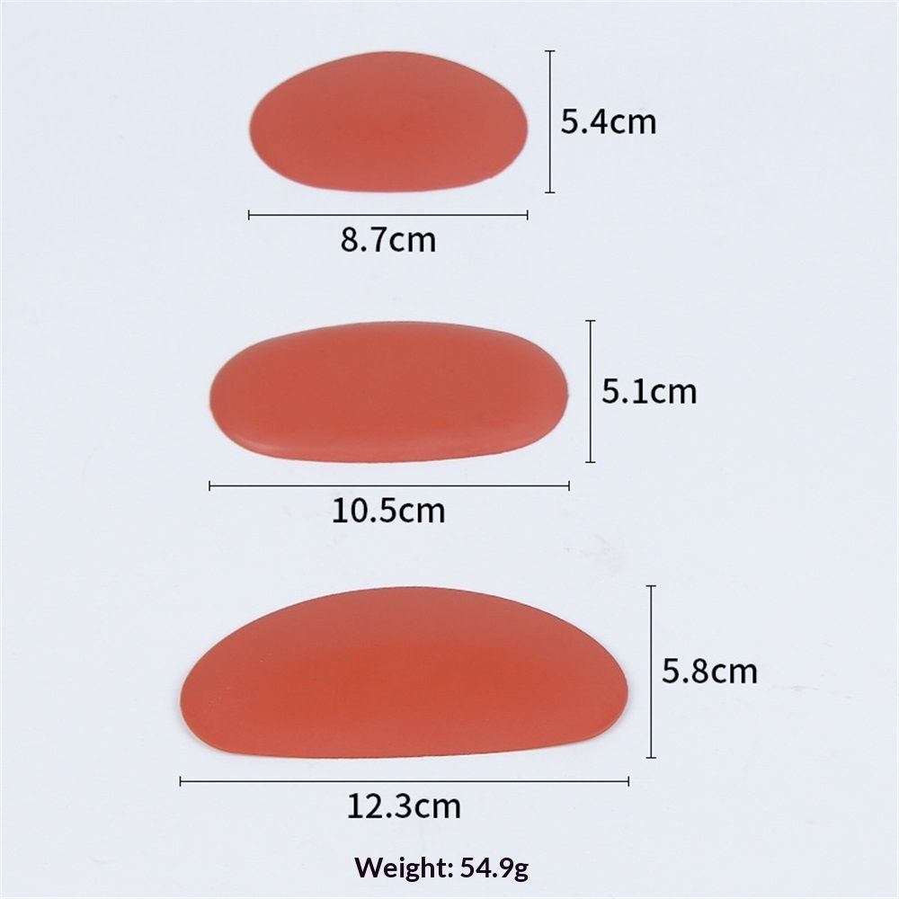 21 Pcs Soft Ribs for Pottery Clay Silicone Rib Ceramics Tools Pottery Rubber Clay Ceramic Ribs for DIY Smooths Shapes Sculpting Tools, 7 Styles(Bright Color,Classic Style) - Image 3