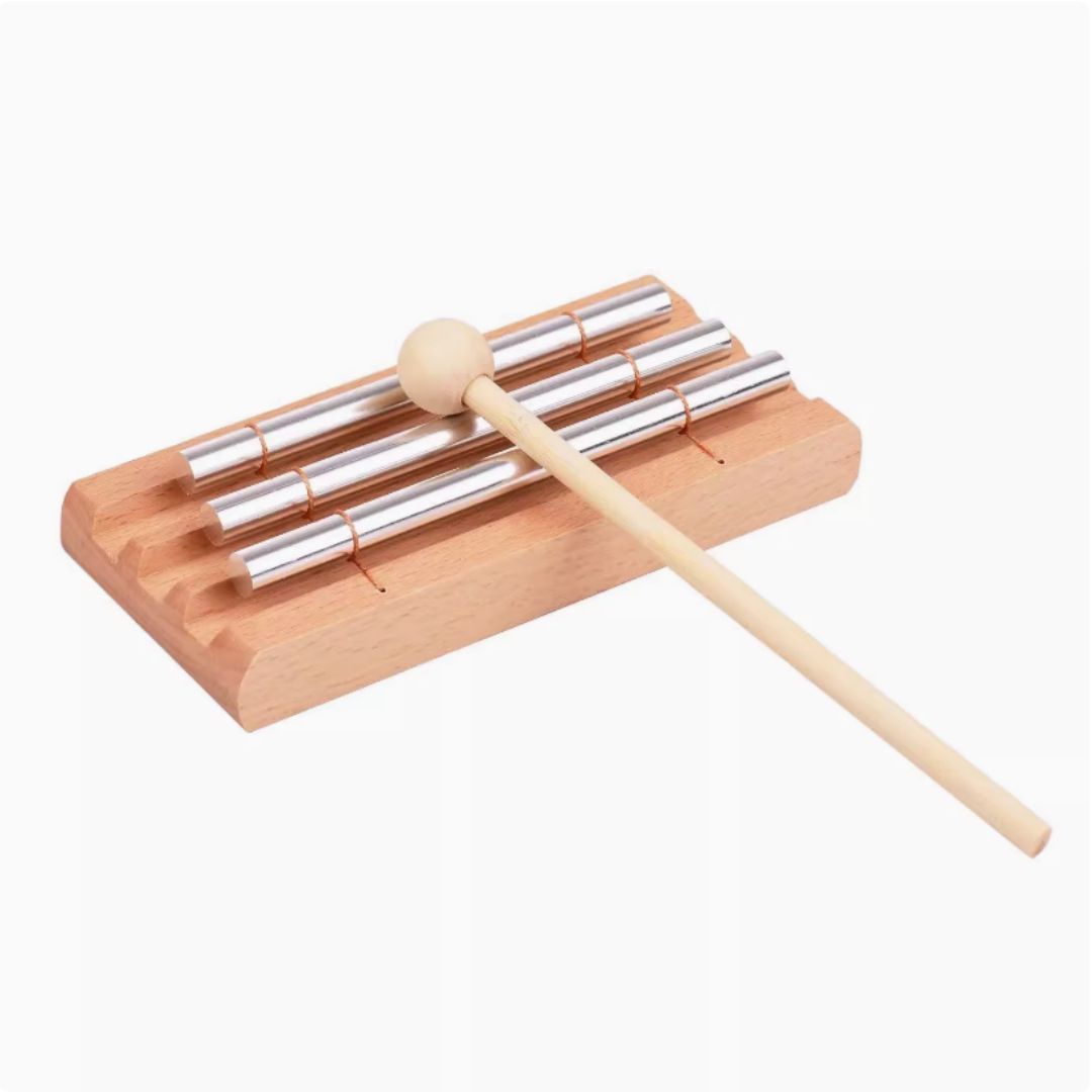 Three Tone Chime For Mindfulness Meditation, Relaxation, Stress & Anxiety Relief, Chakra Healing, Yoga, Teachers' Classroom Chime - Image 2