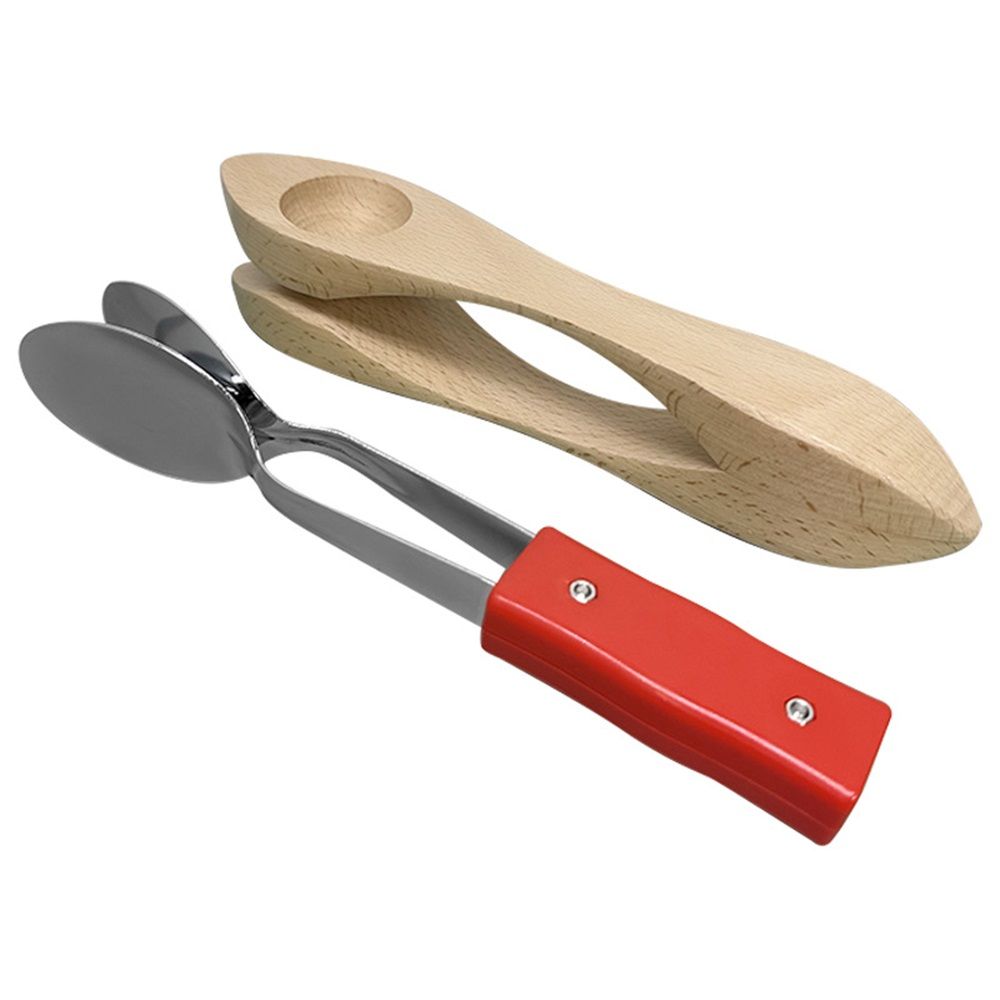 2pcs Musical Spoons Percussion Instrument, Handcrafted from Premium  Folk Sound - Gift for All Ages - Image 2
