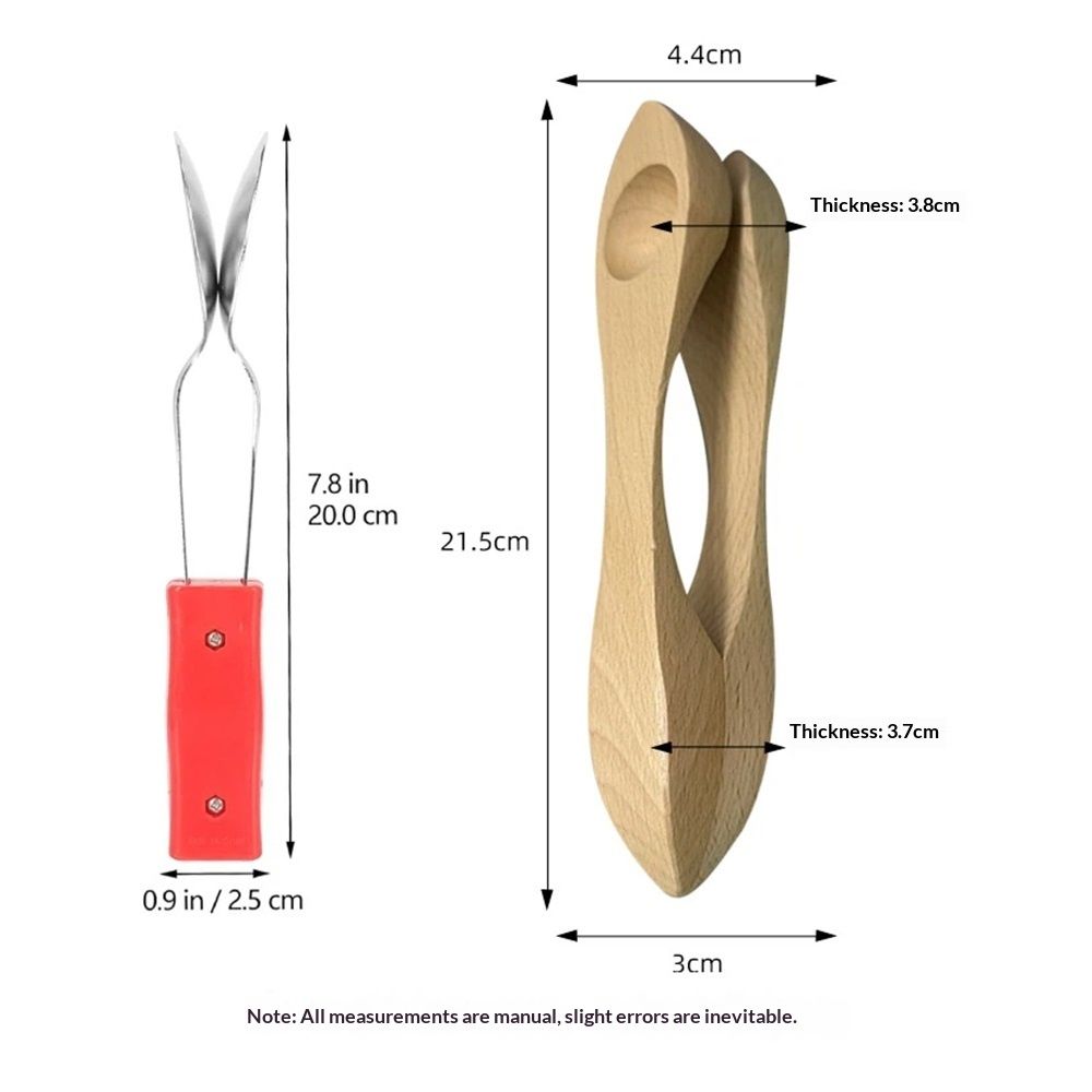 2pcs Musical Spoons Percussion Instrument, Handcrafted from Premium  Folk Sound - Gift for All Ages - Image 3