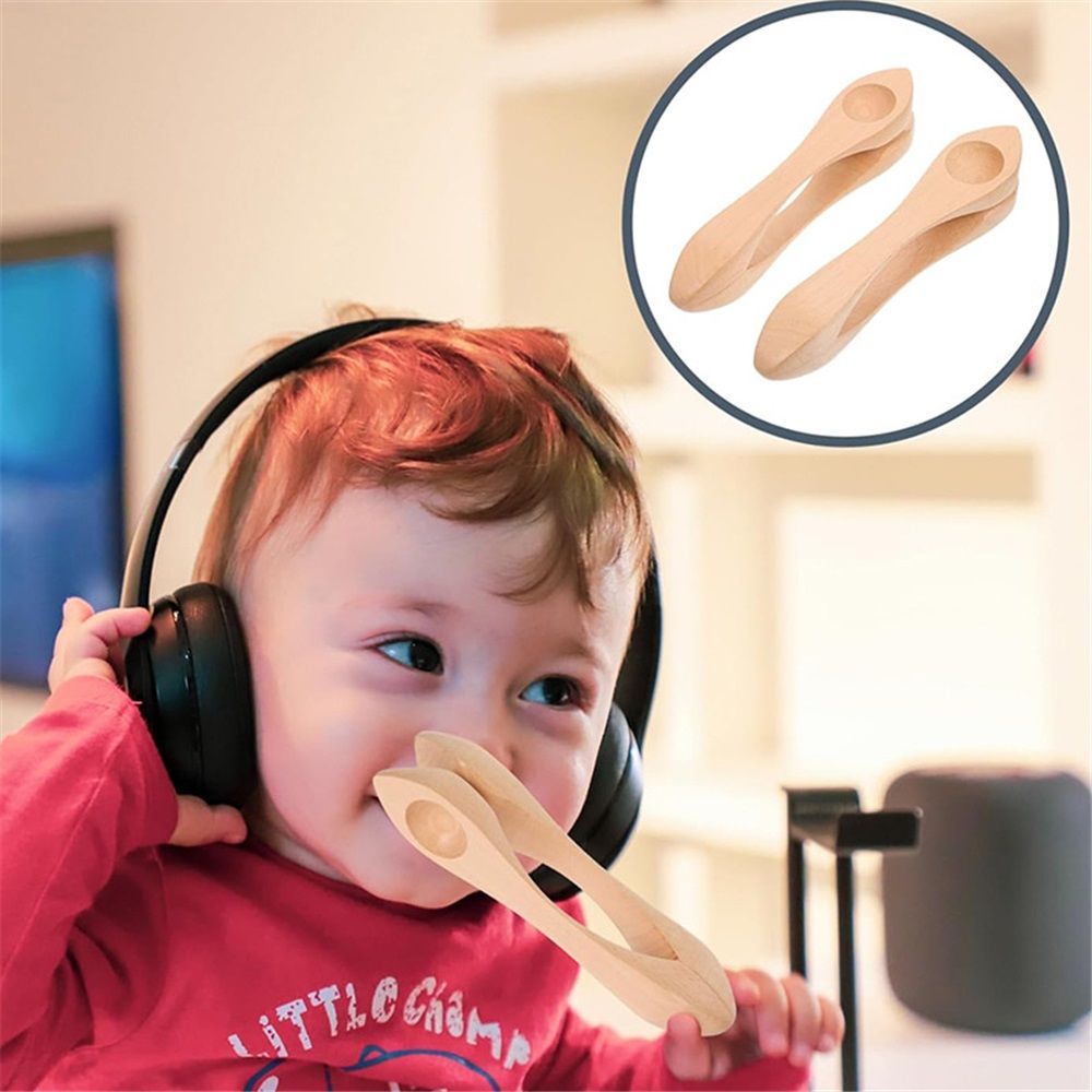 2pcs Musical Spoons Percussion Instrument, Handcrafted from Premium  Folk Sound - Gift for All Ages - Image 4