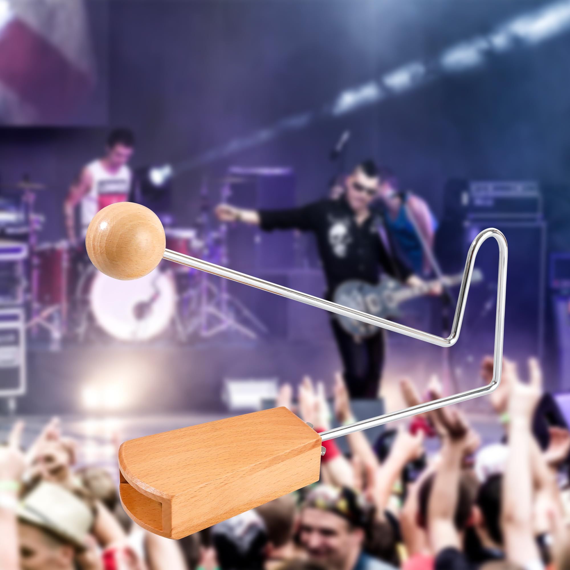Percussion Instrument, Latin Hand Percussion Instrument, Easy to Use Handheld Rattling Sound Effect for Musicians, Bands, and Studios - Image 2